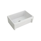 Parisi Veneto Single Bowl Sink 750mm - Gloss White - SMQ530