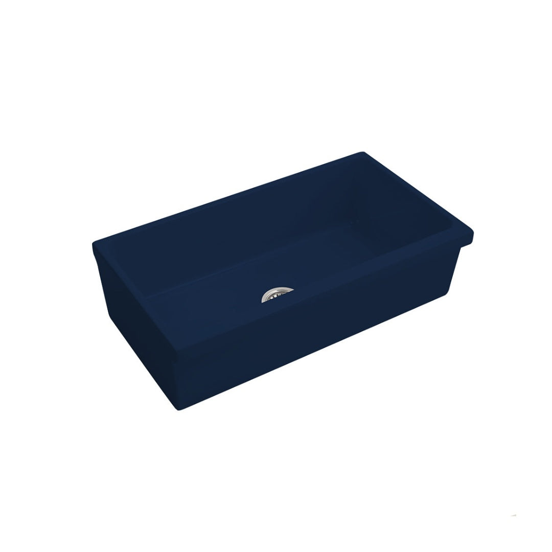 Parisi Veneto Single Bowl Sink 900mm - Deep Blue Black - SMQ536.13