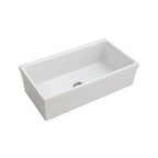 Parisi Veneto Single Bowl Sink 900mm - Gloss White - SMQ536