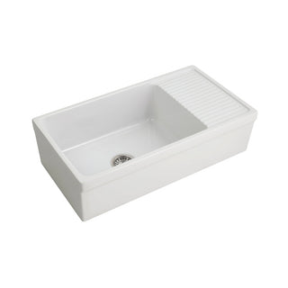 Parisi Veneto Single Bowl Sink 900mm with Drain Shelf - SMQ540