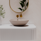 Pietra Bianca Pearl Above Counter Basin - Ivory