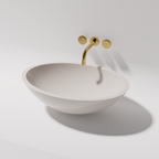 Pietra Bianca Pearl Above Counter Basin - Ivory