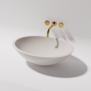 Pietra Bianca Pearl Above Counter Basin - Ivory