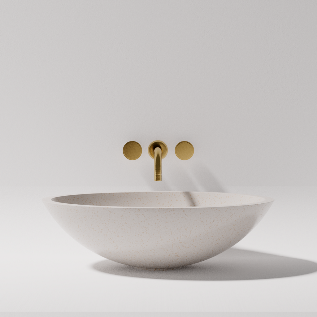 Pietra Bianca Pearl Above Counter Basin - Ivory