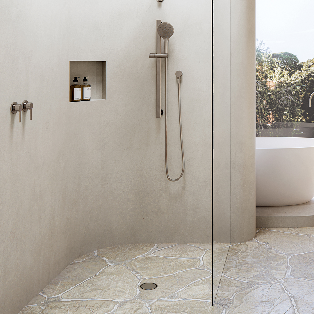 Phoenix Point Round 100mm Drain w/76mm Outlet - 316 Stainless Steel - 204-4004-51