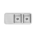 Phoenix 1000 Series Double Bowl Sink & Drainer - Stainless Steel - 300-2301-50