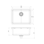 Phoenix 2000 Series Large Single Bowl Sink - Stainless Steel - 303-1002-51