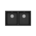 Phoenix 5000 Series Double Bowl Sink - Matte Black - 312-2002-10