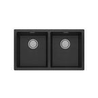 Phoenix 5000 Series Double Bowl Sink - Matte Black - 312-2002-10