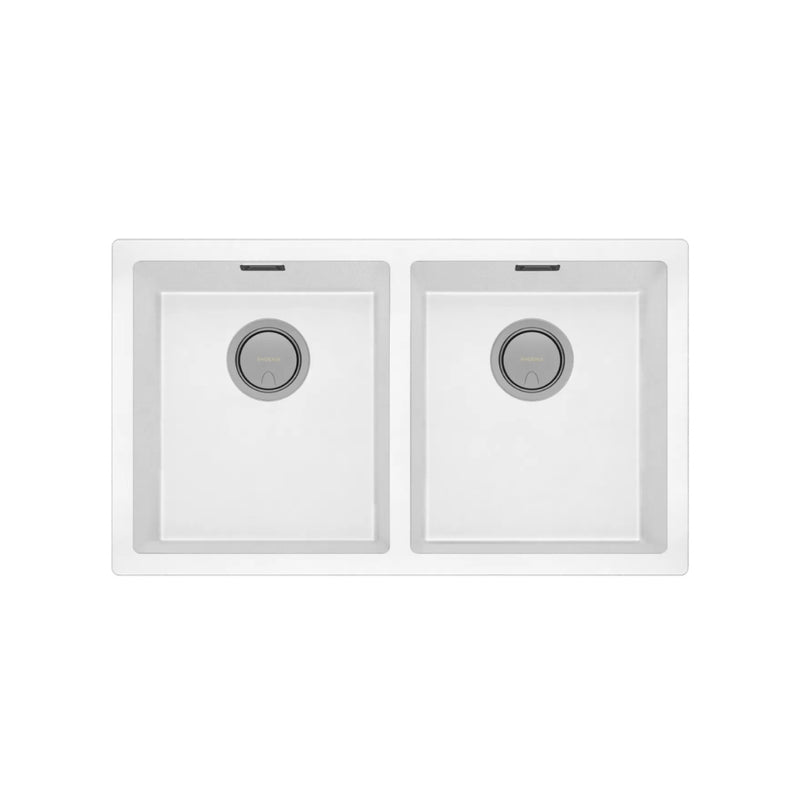 Phoenix 5000 Series Double Bowl Sink - Matte White