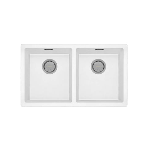Phoenix 5000 Series Double Bowl Sink - Matte White