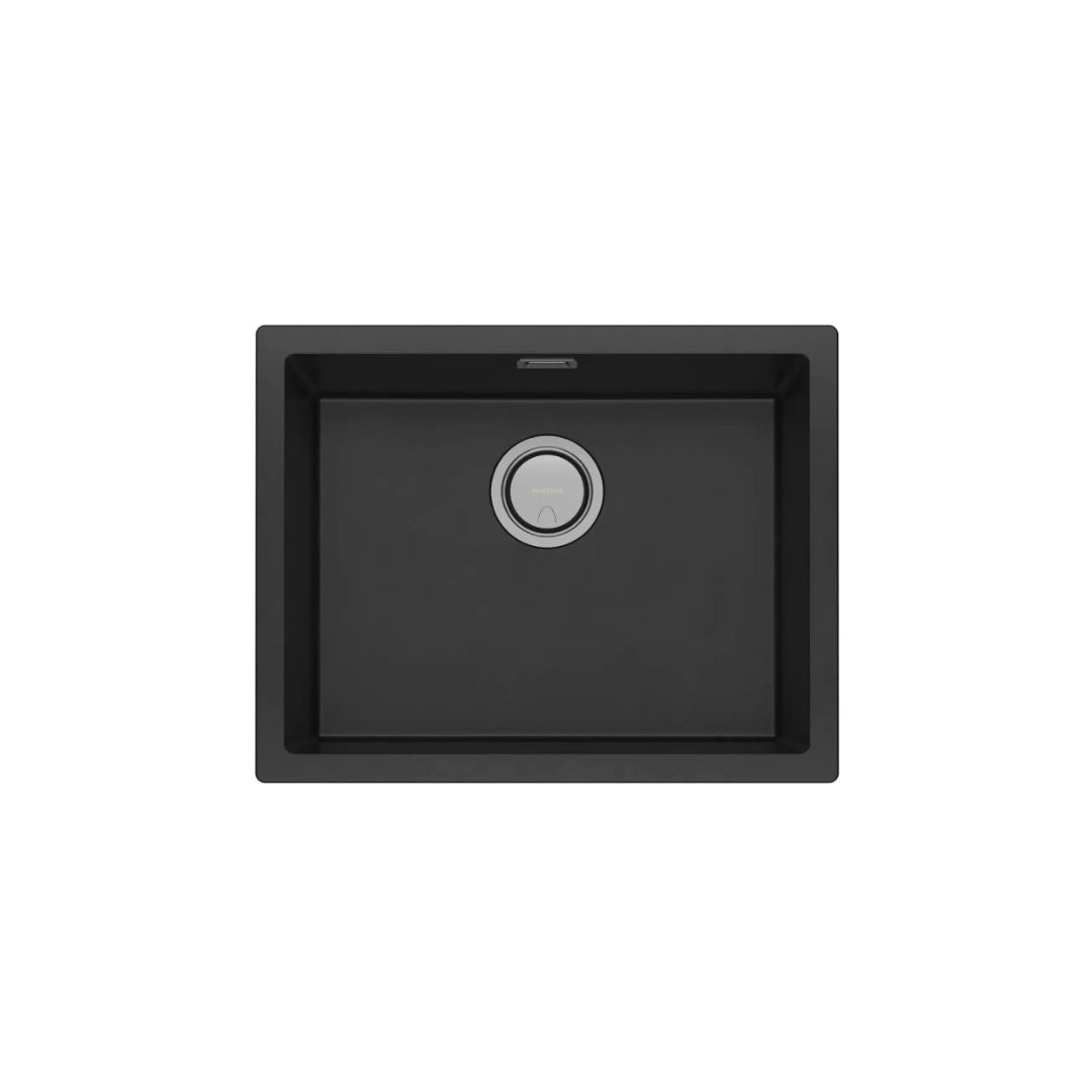 Phoenix 5000 Series Large Single Bowl Sink - Matte Black - 312-1002-10