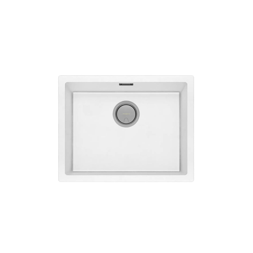 Phoenix 5000 Series Large Single Bowl Sink - Matte White - 312-1002-80