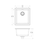 Phoenix 5000 Series Single Bowl Sink - Matte White - 312-0002-80