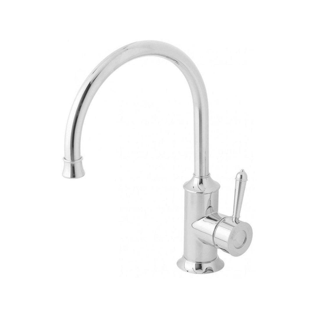 Phoenix Nostalgia Sink Mixer 220mm Gooseneck - Chrome - NS733 CHR