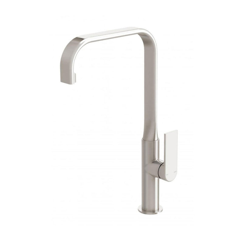 Phoenix Teel Sink Mixer 200mm Squareline - Brushed Nickel