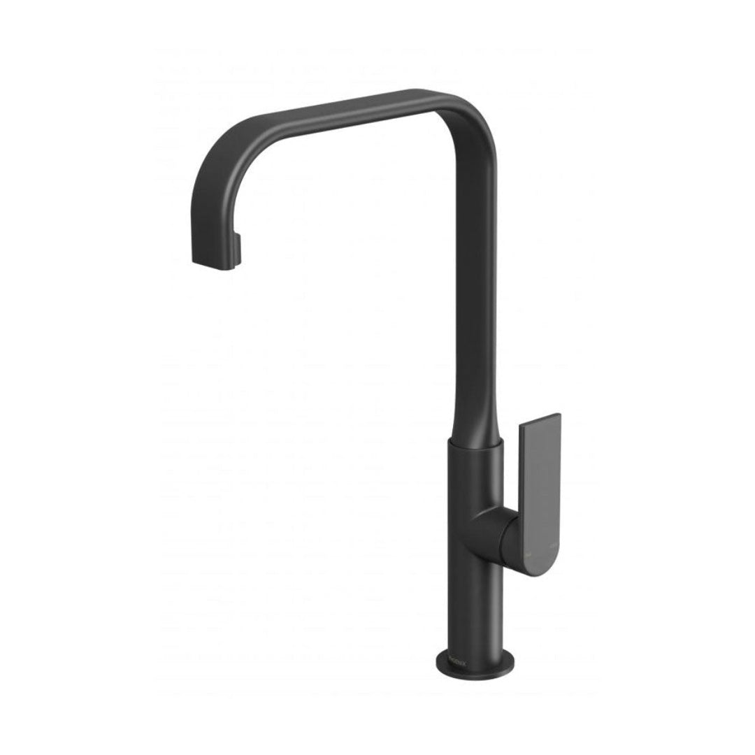 Phoenix Teel Sink Mixer 200mm Squareline - LF Matte Black - 118-7300-10-1