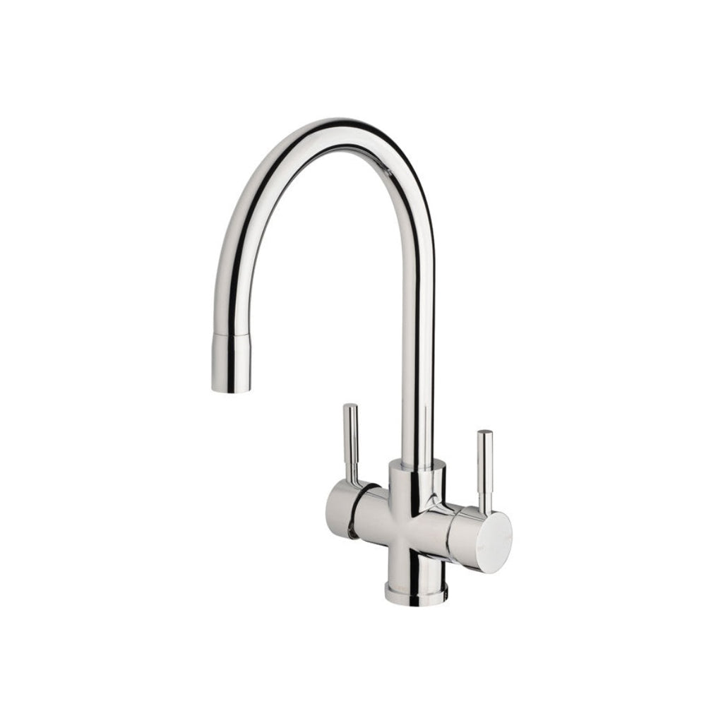 Phoenix Vivid Filtered Sink Mixer Gooseneck 220mm w- Filters - Chrome - V737 CHR