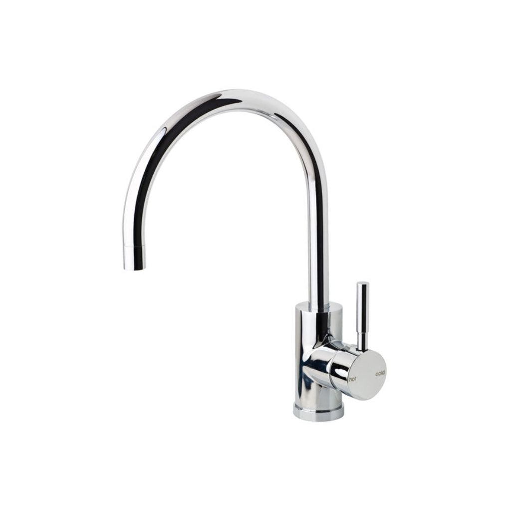 Phoenix Vivid Sink Mixer 220mm Gooseneck - Chrome - Vl733 CHR
