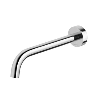 Phoenix Vivid Slimline Wall Bath Spout 230mm Curved - LF Chrome - VS7640-00-1