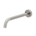 Phoenix Vivid Slimline Wall Bath Spout 230mm Curved - LF Brushed Nickel - VS7640-40-1