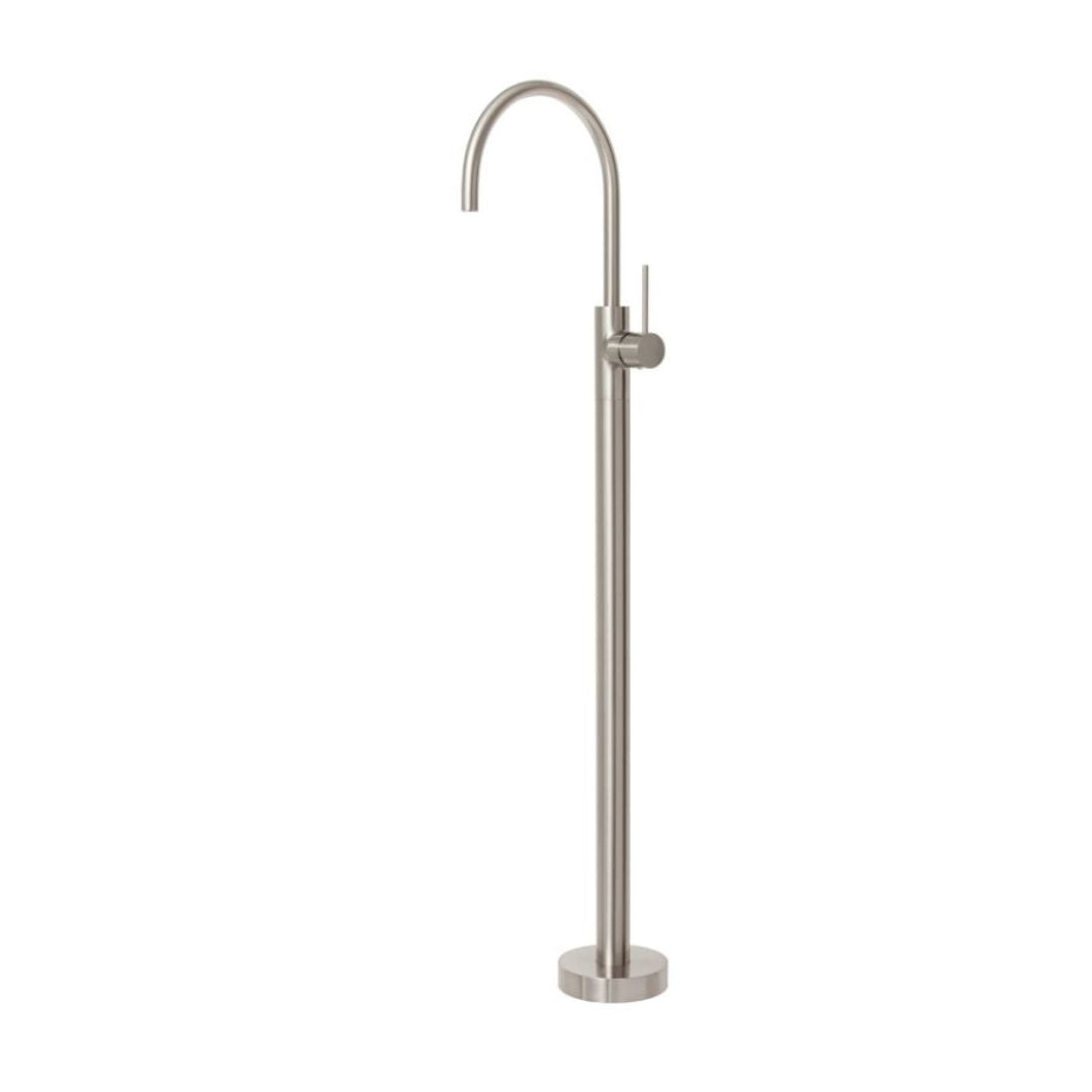 Phoenix Vivid Slimline Floor Mounted Bath Mixer | Brushed Nickel - VS745 BN