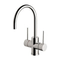 Phoenix Vivid Slimline Twin Handle Sink Mixer 160mm Gooseneck- Chrome - VS711 CHR