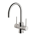 Phoenix Vivid Slimline Twin Handle Sink Mixer 160mm Gooseneck- Chrome - VS711 CHR