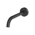 Phoenix Vivid Slimline Wall Basin-Bath Spout 180mm - Matte Black - 119-0810-10