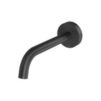 Phoenix Vivid Slimline Wall Basin-Bath Spout 180mm - Matte Black - 119-0810-10