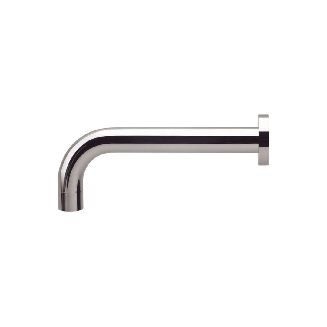 Phoenix Vivid Wall Bath Spout 250mm Curved - Chrome - V253 CHR