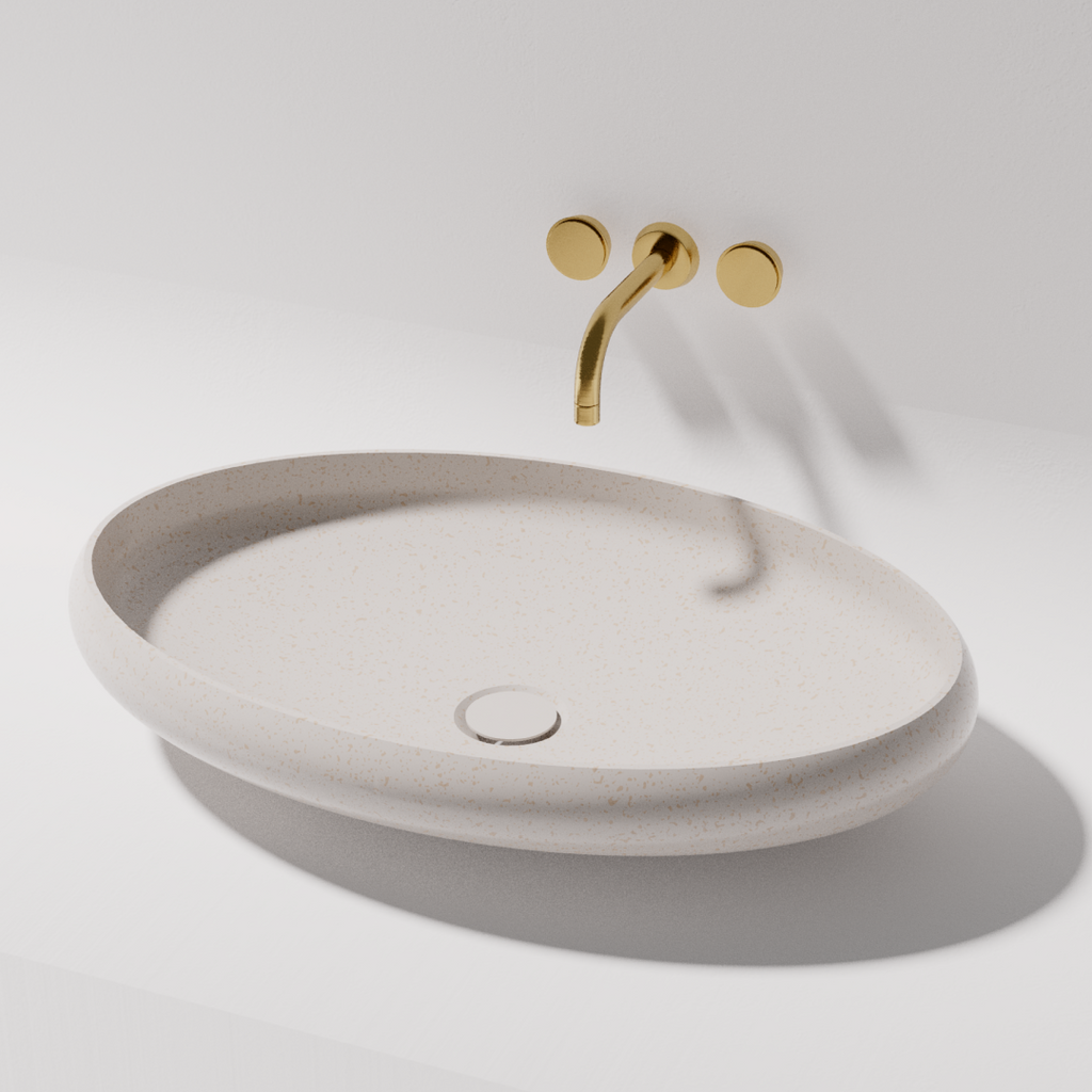 Pietra Bianca Piero Above Counter Basin - White Onyx - PB3013-WO