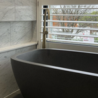 Pietra Bianca Chelsea 1700mm Freestanding Bath - Charcoal - PB4099-17-C