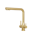 Puretec Tripla Elite 20 3-Way Mixer - Brushed Gold - ELITE-20BG