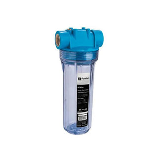 Puretec LC1010C Clear Large Connection Filter Housing - LF - LC1010C-LF