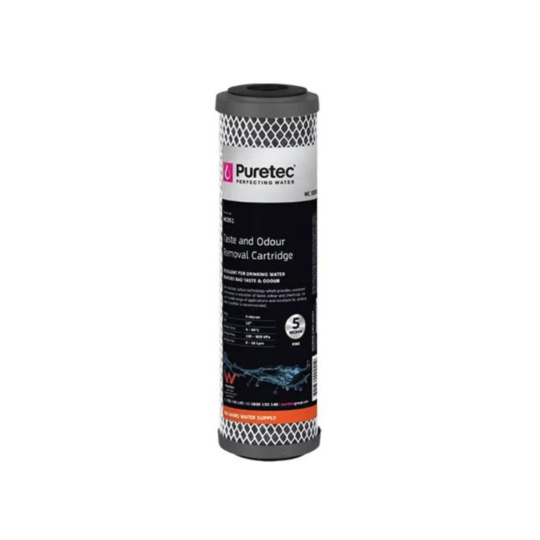 Puretec Genuine MC051 Moulded Carbon Cartridge - 5 Micron