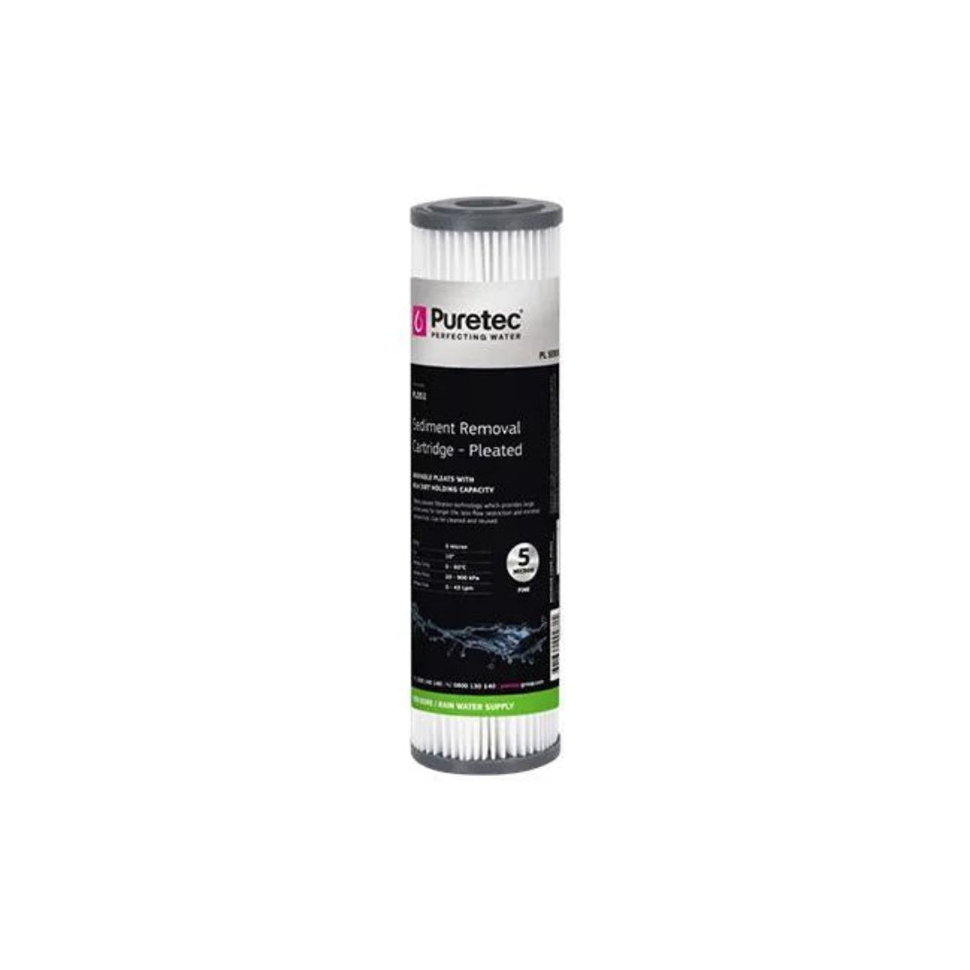 Puretec Genuine PL051 Pleated Sediment Cartridge - 5 Micron