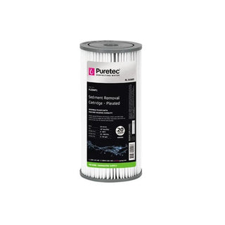 Puretec Genuine PL20MP1 Pleated Sediment Cartridge - 20 Micron