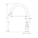 Puretec Tripla Elite 10 3-Way Mixer - Brushed Gold