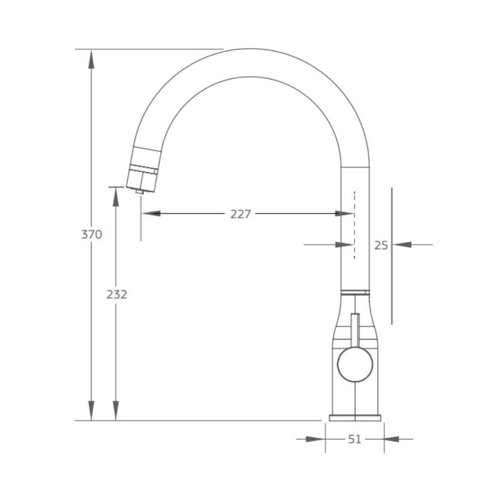 Puretec Tripla Elite 10 3-Way Mixer - Gun Metal Grey - ELITE-10GM