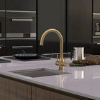 Puretec Z1 Tripla Elite 10 3-Way Mixer Tap With Water Filter Kit - Brushed Gold - Z1-E10-BG