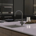 Puretec Z1 Tripla Elite 10 3-Way Mixer Tap With Water Filter Kit - Gun Metal - Z1-E10-GM