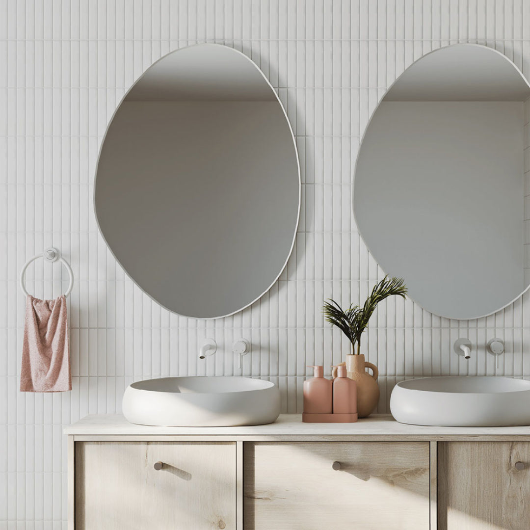 Fienza Rak Cloud Above Counter Basin - Matte White - 6000500A