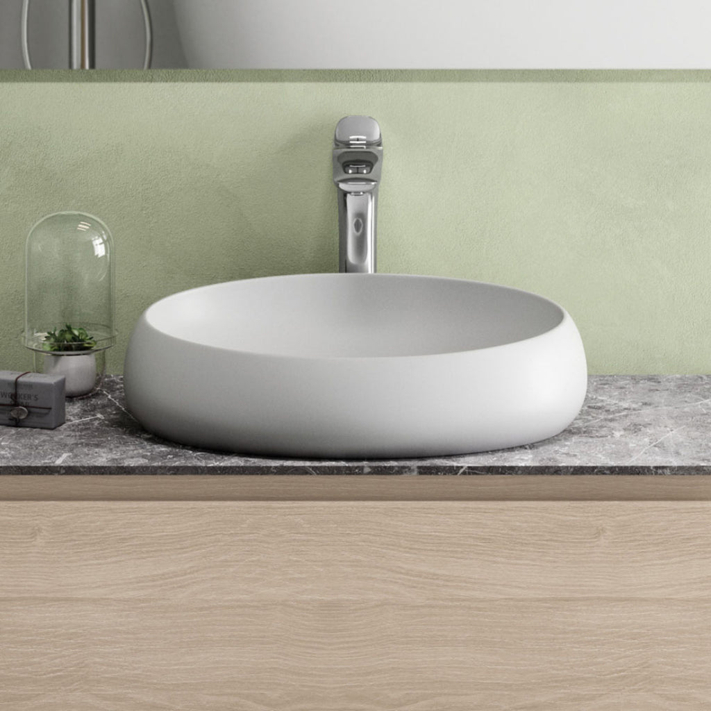 Fienza Rak Cloud Above Counter Basin - Matte White - 6000500A