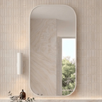 Cassa Design Rec Framed Shaving Cabinet - Matte White REC9045F-MW