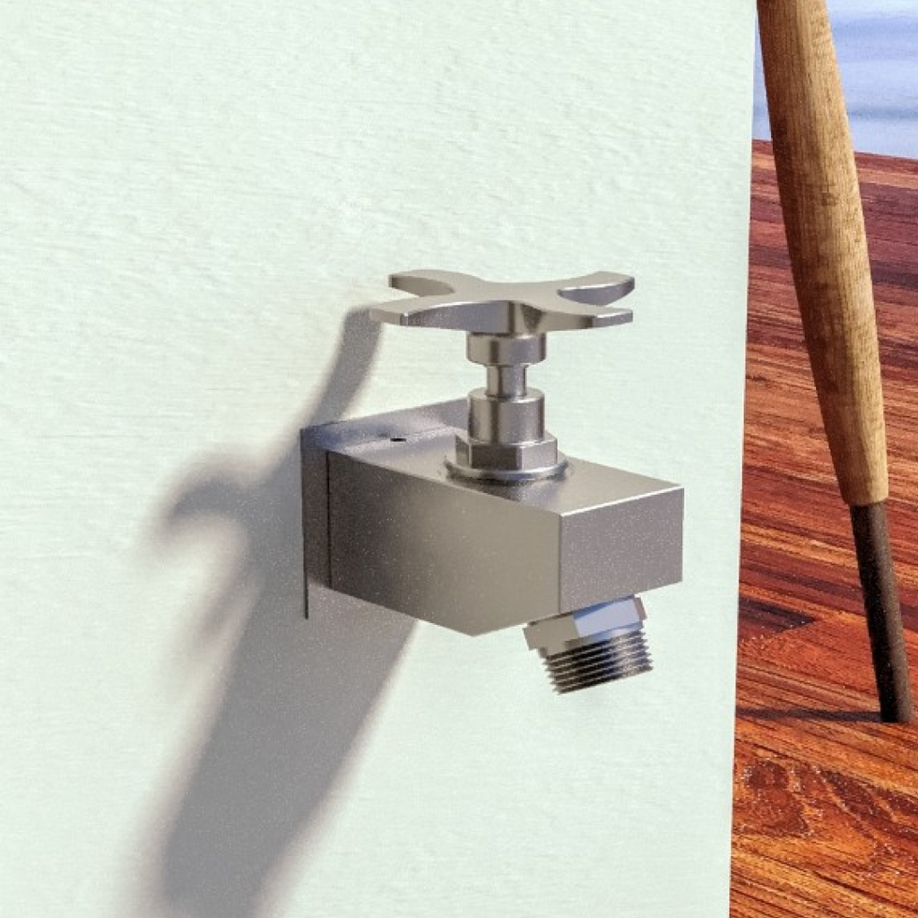 Rainware Wall Mounted Cold Footwash - 316 Stainless Steel - 8103