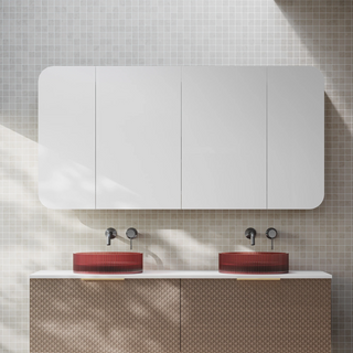 Cassa Design Rec 1500 x 750 Shaving Cabinet - Matte White Interior - REC1575MW