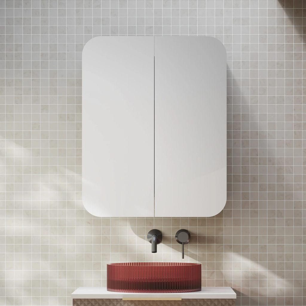 Cassa Design Rec 600 x 750 Shaving Cabinet - Matte White Interior - REC6075MW