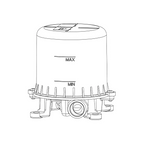 Parisi Recessed Body for Bath Riser with Diverter Mixer (2-way) - X2.08F-D2