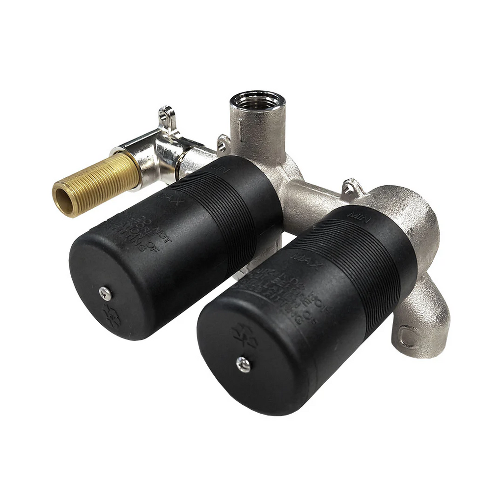 Parisi Recessed Diverter Mixer Body (2-way) with Outlet ON/OFF - X2.04W-D2-A